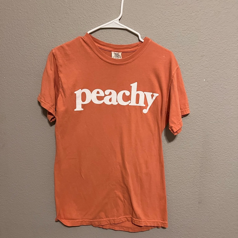 Peachy comfort colors tshirt